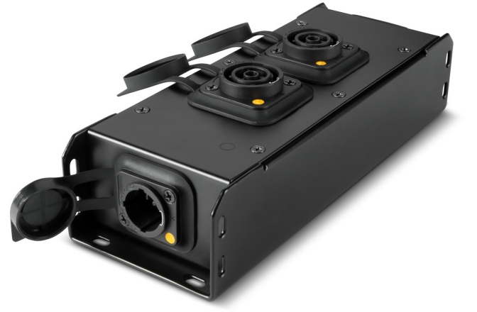 Priză de alimentare IP65 In | 3 x ieșire IP65 Adam Hall PRO PORT 2TT